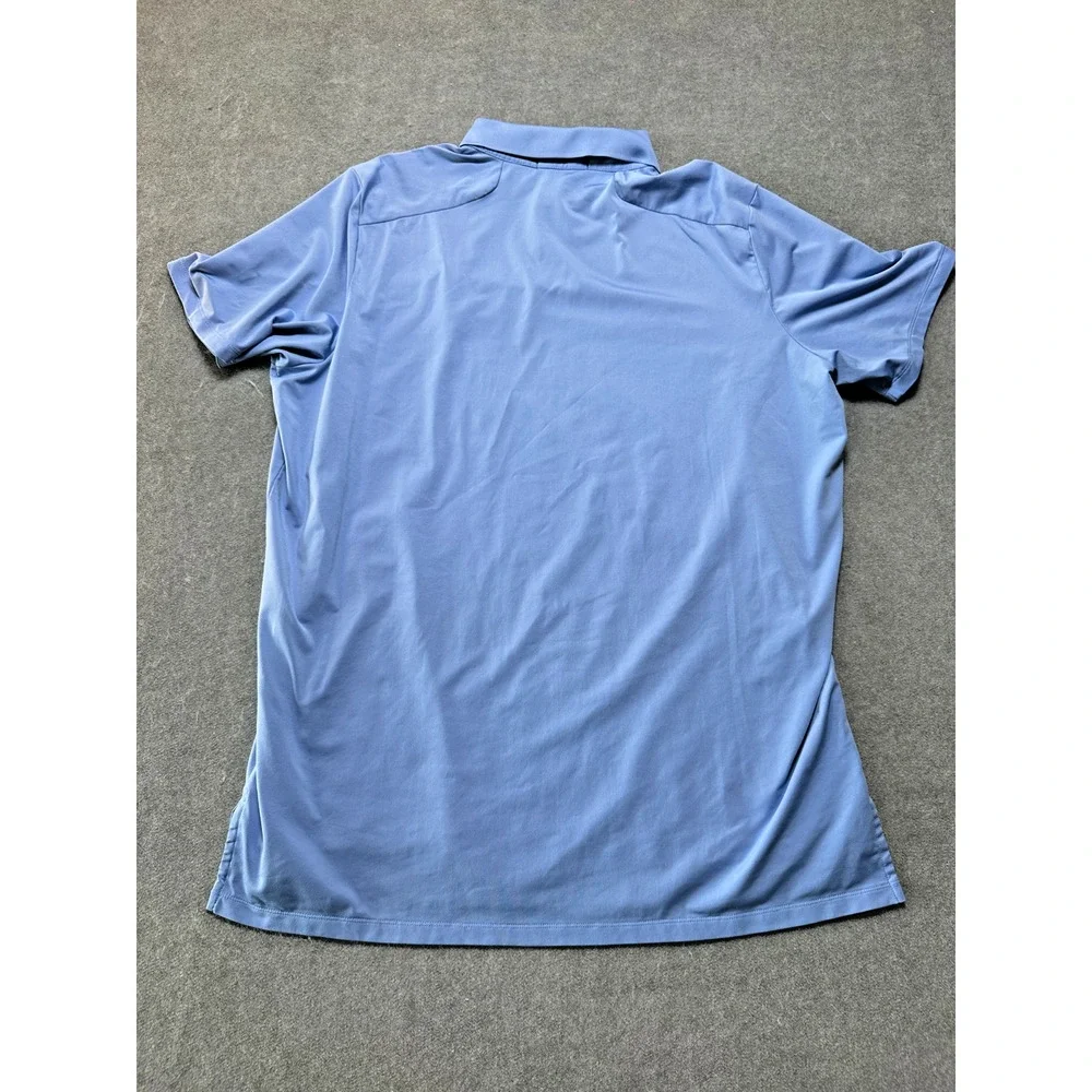 RLX Ralph Lauren Golf Polo Shirt Blue Performance Mens XL